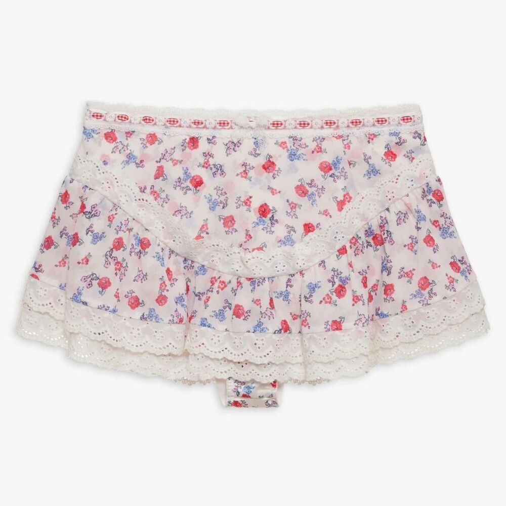 For Love & Lemons Ditsy Day - Cropped Bra Top + Skirt | Small | NWT - Picture 6 of 7